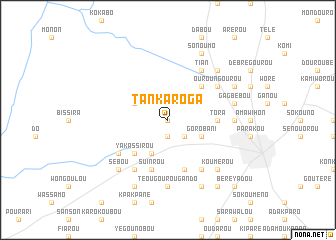 map of Tankaro Ga