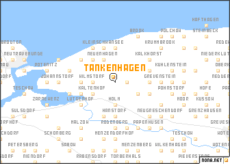 map of Tankenhagen