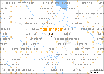 map of Tankenrain