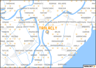 map of Tẫn Lác Lý
