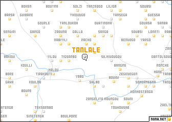 map of Tanlalé