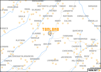 map of Tanlama