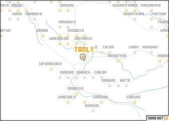 map of Tân Lý