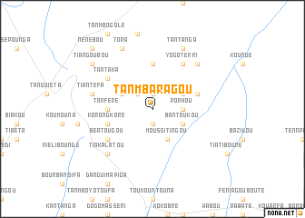 map of Tanmbaragou