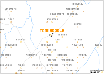 map of Tanmbogolé