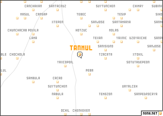 map of Tanmul