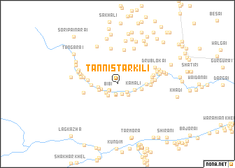 map of Tanni Star Kili