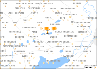 map of Tannūnah