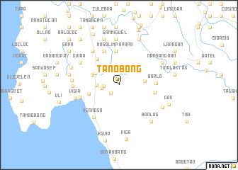 map of Tanobong