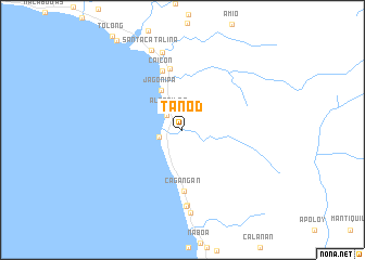 map of Tanod