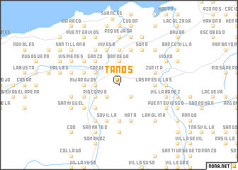 map of Tanos