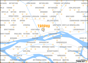 map of Tân Phú