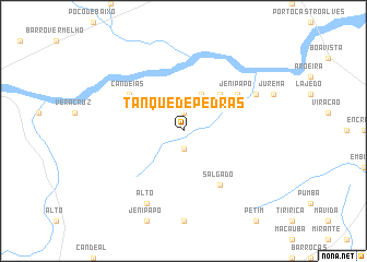 map of Tanque de Pedras