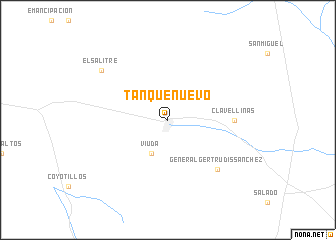 map of Tanque Nuevo