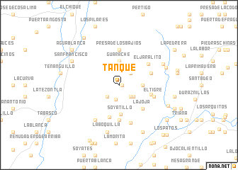 map of Tanque