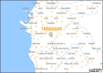 map of Tanquigan