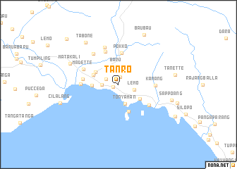 map of Tanro