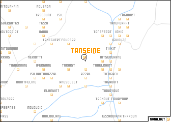 map of Tanseïne