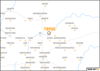 map of Tansé