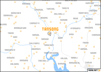 map of Tansŏng