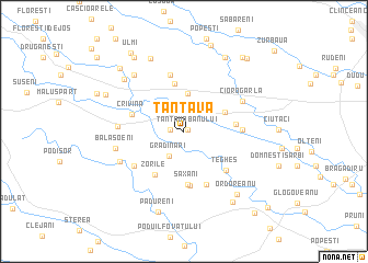 map of Tântava