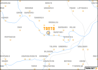 map of Tanta