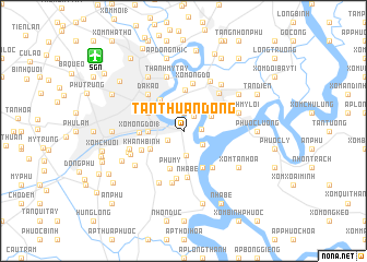 map of Tân Thuận Ðông