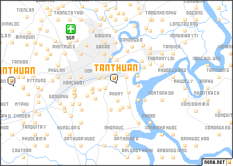 map of Tân Thuận