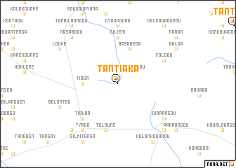 map of Tantiaka