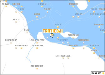 map of Tantiedji