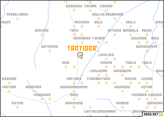 map of Tantiora