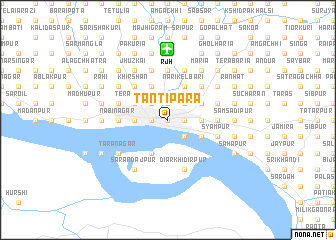 map of Tāntipāra