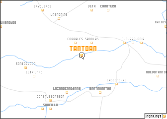 map of Tantoán