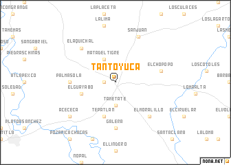 map of Tantoyuca