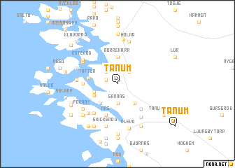 map of Tanum