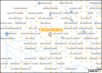 map of Tanuwagamo