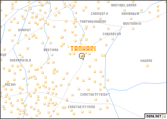 map of Tanwāri