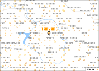 map of Tanyang