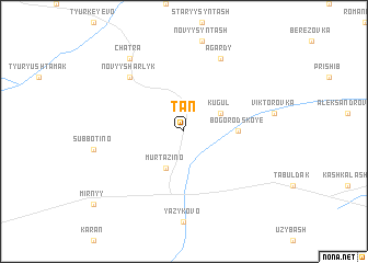 map of Tan