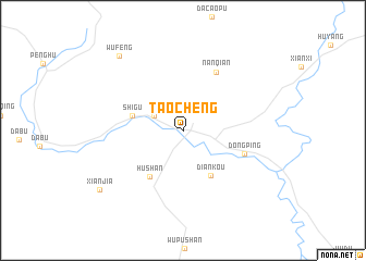 map of Taocheng