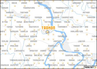 map of Tảo Môn