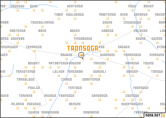 map of Taonsoga