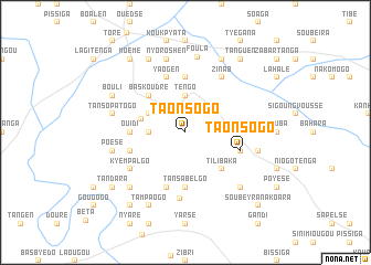 map of Taonsogo