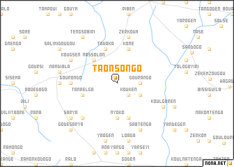 map of Taonsongo