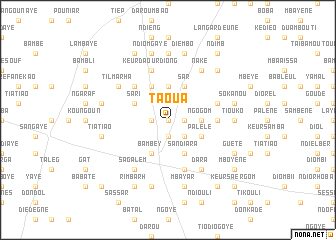 map of Taoua