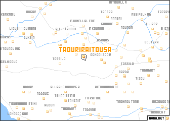 map of Taourir Aït Ou Sa