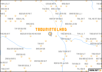 map of Taourirt el Had