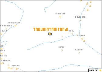 map of Taourirt nʼAït Arji