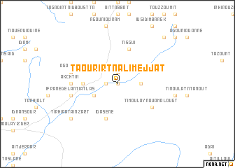 map of Taourirt nʼ Ali Mejjat