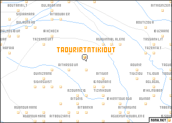 map of Taourirt nʼ Tikiout